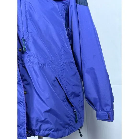 Vintage Columbia Outdoor Jacket Womens L Purple Gorpcore 90s 2-in-1 Hooded Parka - Picture 14 of 16